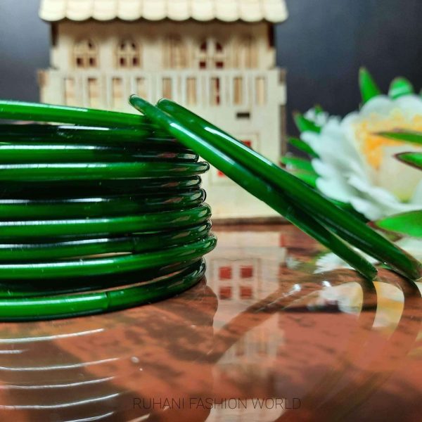 রেশমি চুরি - ১ মুঠ | Resmi Churi For Girls / Ladies / Women | Green Bangles