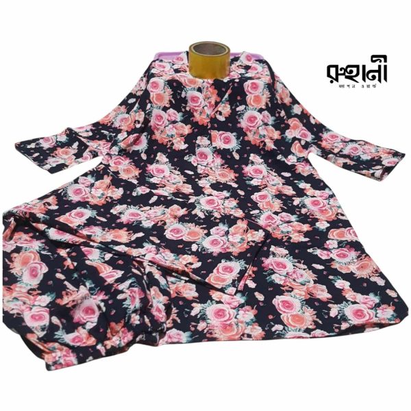 সাদা বাহার টু-পিস ড্রেস - Trendy Sada Bahar Two Piece